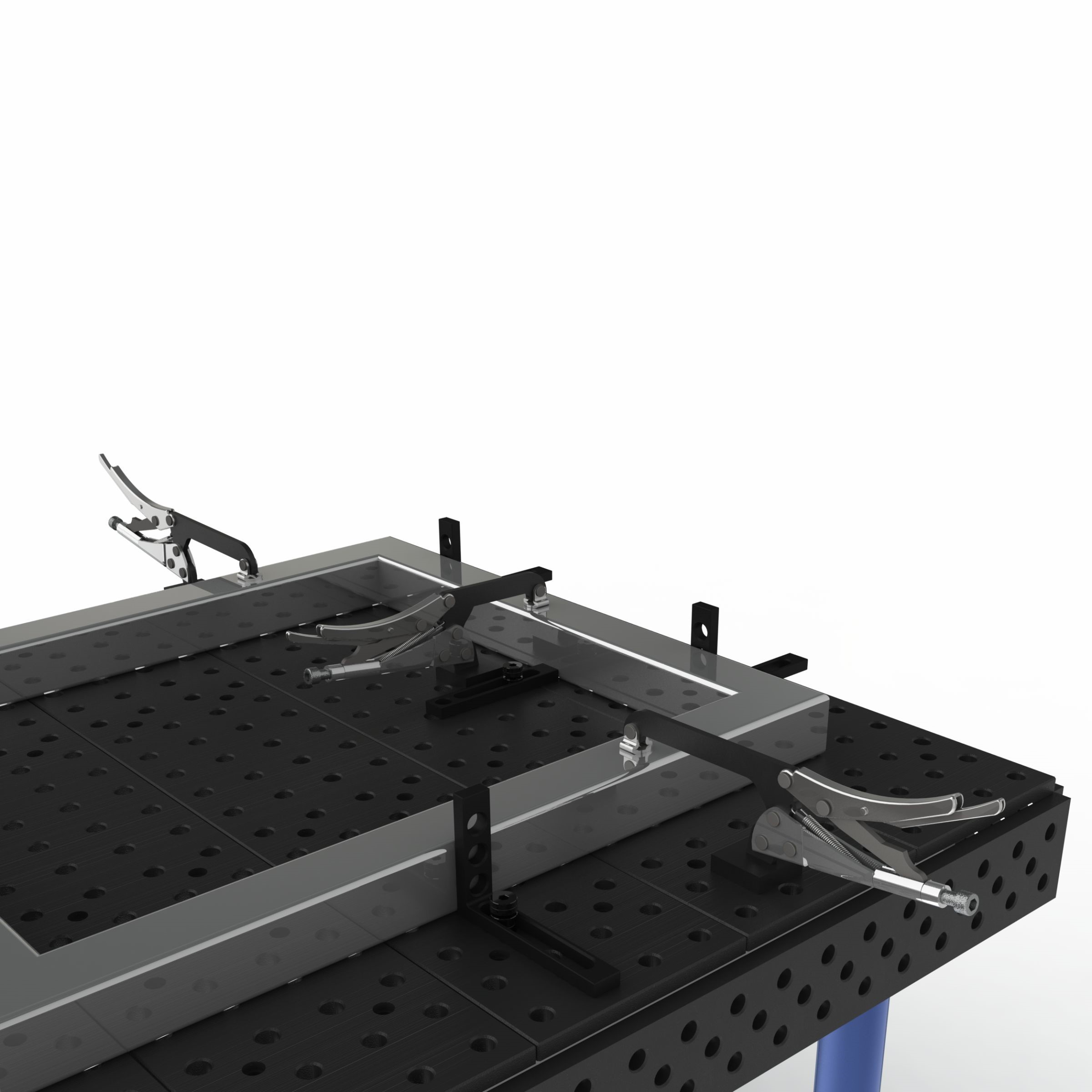 D16 2D SLOTTED MODULAR WELDING TABLE
